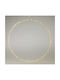 Zaros Συρμάτινος Gold Kreis 150led&Timer 50cm