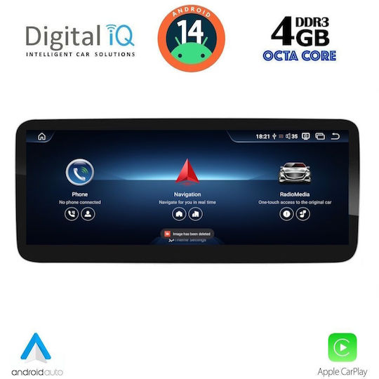 Digital IQ Ηχοσύστημα Αυτοκινήτου για Mercedes-Benz CLA Class / GLA 2012-2015 (Bluetooth/USB/WiFi/GPS/Apple-Carplay/Android-Auto) με Οθόνη Αφής 10.25"