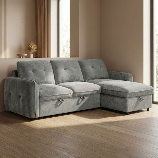 Marlon Γωνιακός Καναπές Κρεβάτι 232x157x90εκ.
