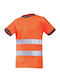 Мъжки Рефлективен T-shirt Sioen 161784633 10-455 Дишаща Вентилация Оранжев