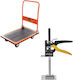 Kraft&Dele Set Transport Asamblare Cărucior 300 Kg + Lifter Manual 120 Kg D3069+D3090