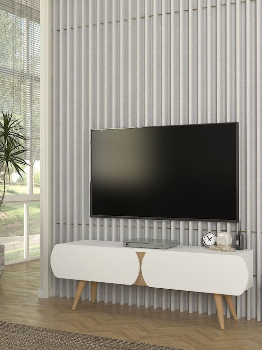 Stand TV Elody Ecru L120xA31.7xÎ42cm