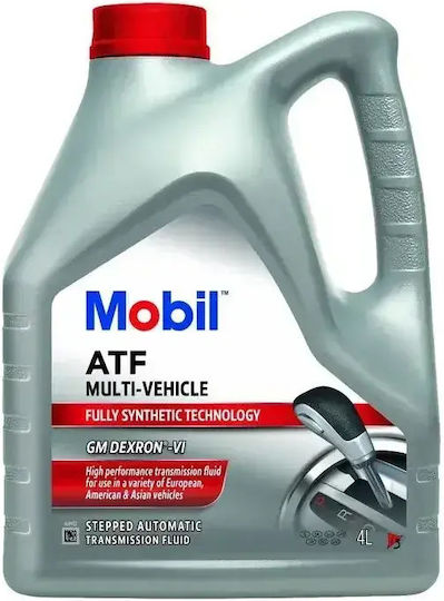 Atf Mobil 4l Sae Dexron Vi Ii-iii Atf Multi-vehicle Applications Automatic Transmissions Torque Converter Hydraulic Power Steering Systems Complete List Applications Please Consult