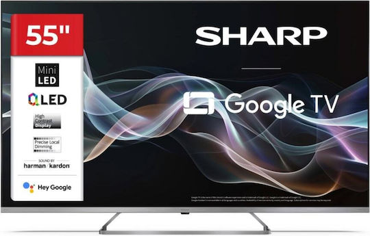 Sharp Smart Τηλεόραση 55" 4K UHD QLED 55JP7265E HDR (2025)
