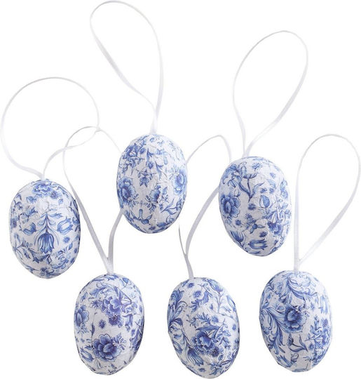 Egg Ornament Set/6 Eska H6cm D5cm