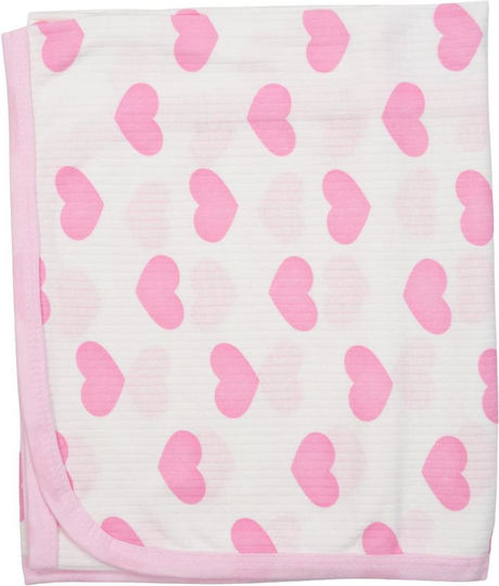 Kamtex Baby Pânză de Înfășat Roz 80x90εκ.
