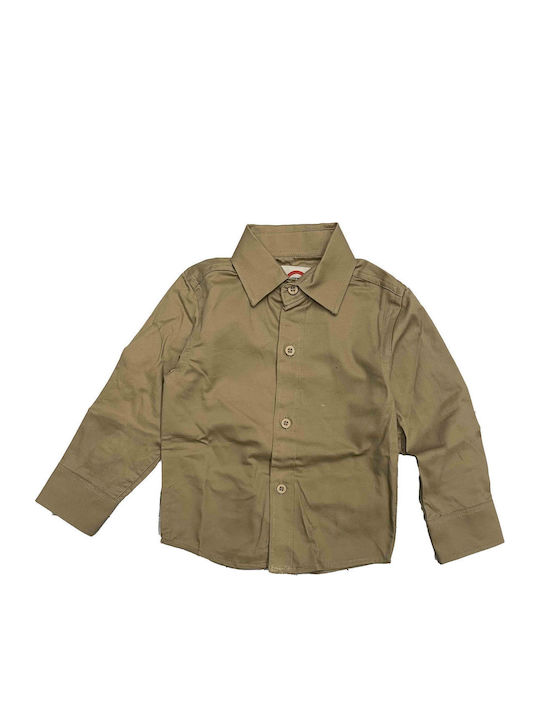 Joyce Kinder Hemd Langarm Brown