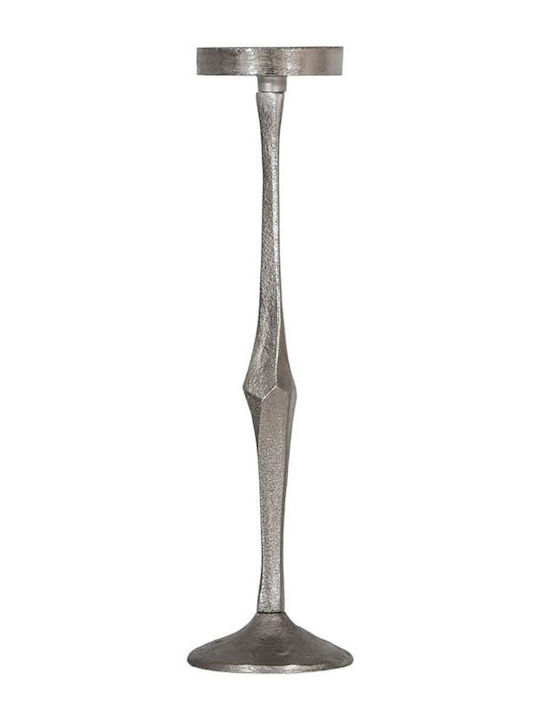 Fylliana Fl7529 Candle Holder Metal in Silver Color 10x40x10cm 1pcs