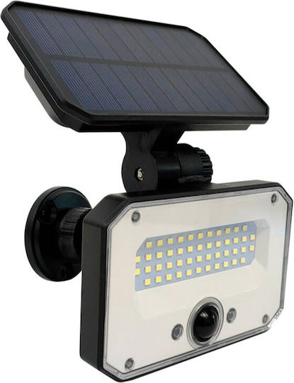 Bot Lighting Solar LED Flood Light 8W Natural White 4000K with Motion Sensor Photocell and Remote Control
