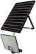 Bot Lighting Solar LED Flood Light 30W Adjustable White with Motion Sensor Photocell and Remote Control