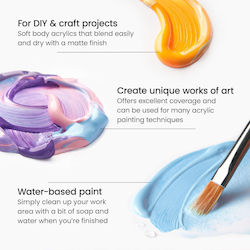 Arteza Acrylic Craft Paint A408 Purple 118 Ml Arteza Acrylic Craft Paint A408 Purple 118 Ml