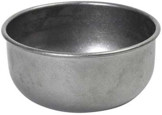 Yuk Μπωλ Σερβιρίσματος για Ντιπ Στρογγυλό Inox Ασημί με Διάμετρο 8εκ.