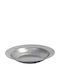 Yuk Πιάτο Βαθύ Inox Ασημί με Διάμετρο 23cm