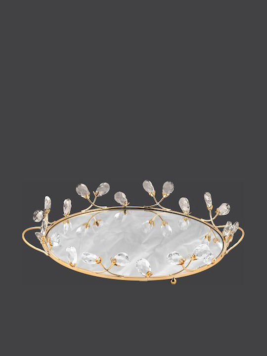 La Vista Wedding Tray Metallic / Crystal with M...