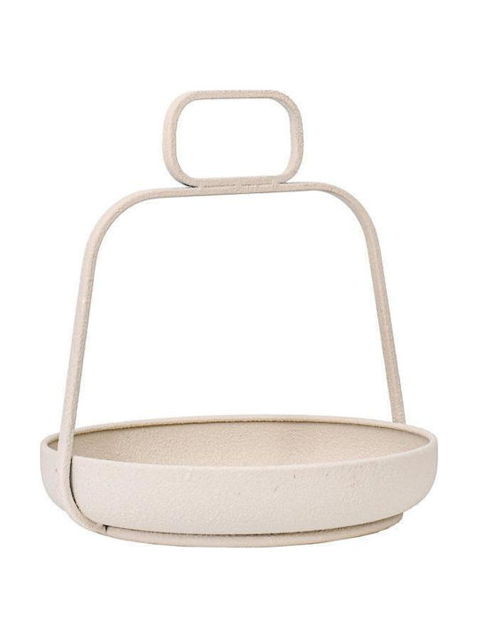 Fylliana Metallic Round Decorative Tray Fl620327 26x25x27cm
