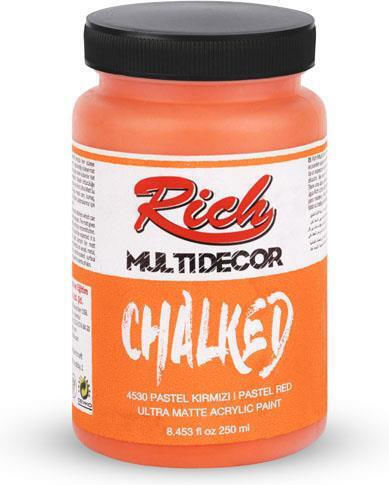 Rich Kreidefarbe 4530 Pastel Red 250ml RICP4530