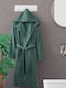 Halat De Baie Cu Glugă Roșu Verde 115cm 3xl