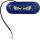 Bd-0141 12v/24v Lumină Impermeabilă Pentru Camion De Înaltă Luminozitate Universală Stroboscop Și Lumină De Semnalizare Laterală Roșie
