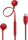 Usb-c Headphones Jbl Tune 305c Dac Handsfree Jblt305cblk Red