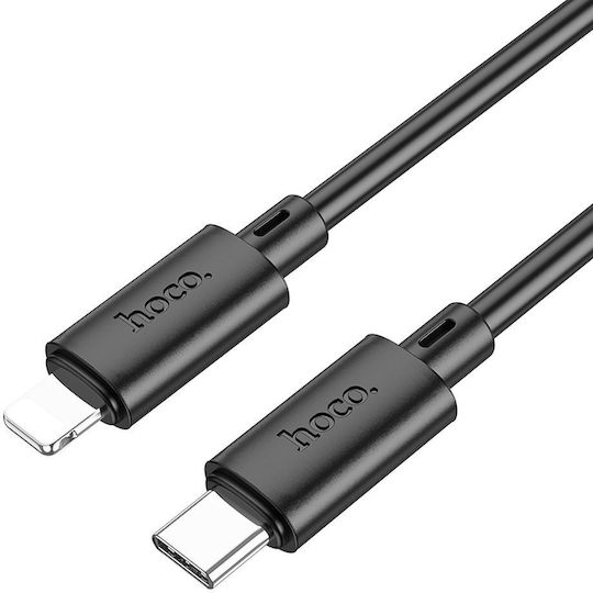 Hoco Power USB-C to Lightning Cable 20W Μαύρο 1m