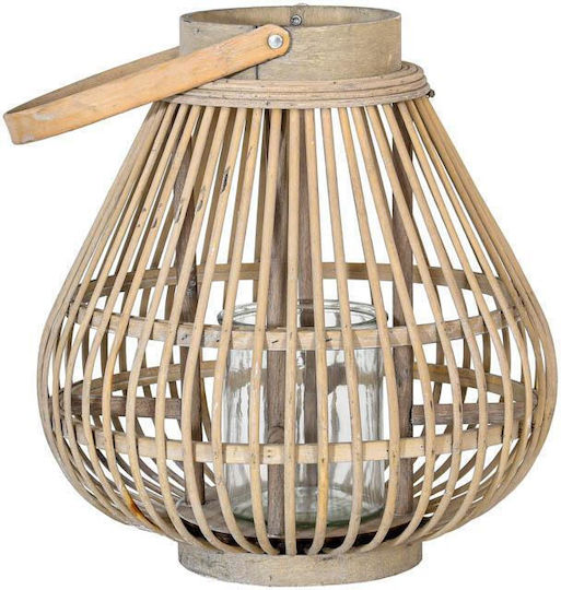 Fylliana Fl038 Bamboo Tabletop Brown Lantern 30x30x32cm