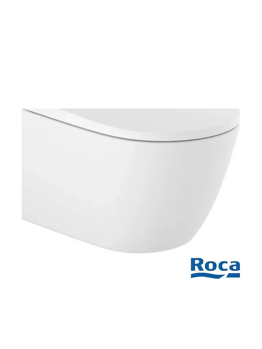 Roca Ona Wall-Mounted Toilet Rimless White