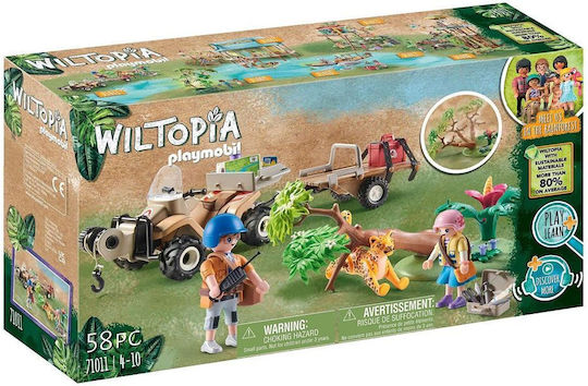 Playmobil Wiltopia Animal Rescue Quad για 10 ετών