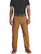 Duck Dungaree Trousers in Loose Fit Brown