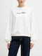 Damen Sweatshirt Ecru, Beige