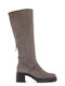 Anatomic Leather Women's Boots with Zipper Beige