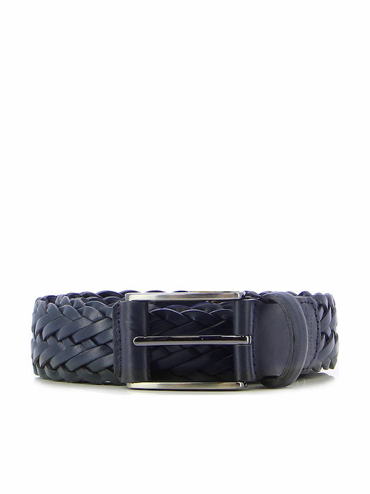 ST Men's Belt Leather Blue