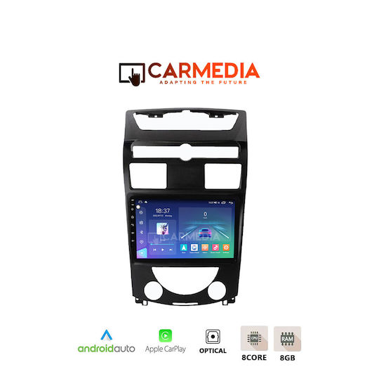 Carmedia Ηχοσύστημα Αυτοκινήτου για Ssangyong Rexton 2006-2015 (Bluetooth/USB/WiFi/GPS/Apple-Carplay/Android-Auto) με Οθόνη Αφής 12.3"