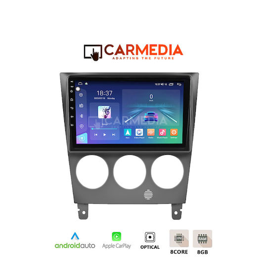 Carmedia Автомобилна Аудио Система (Блутут/USB/WiFi/GPS/Apple-Carplay/Android-Auto) с Тъчскрийн 12.3"