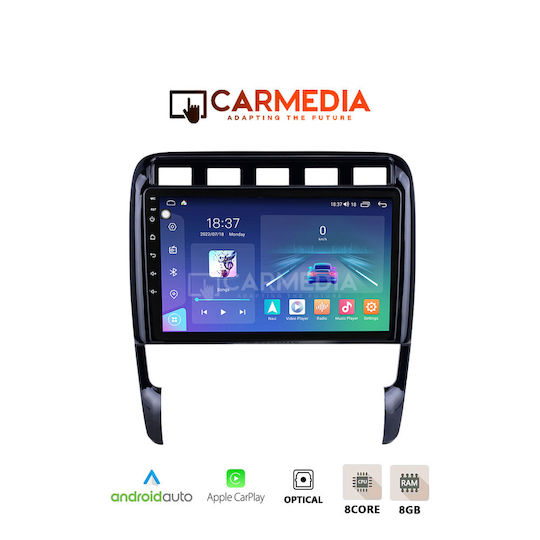 Carmedia Car Audio System for Porsche Cayenne 2002-2011 (Bluetooth/USB/WiFi/GPS/Apple-Carplay/Android-Auto) with Touch Screen 12.3"