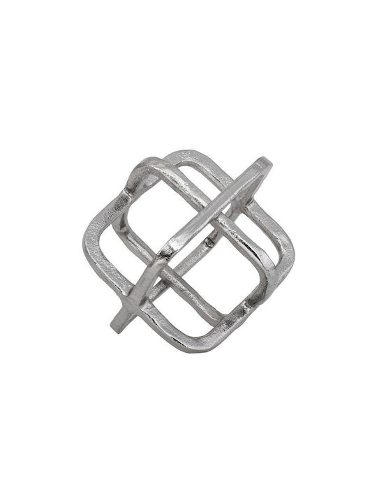 Fylliana Διακοσμητικό Χώρου Cube από Μέταλλο 15x13x14cm