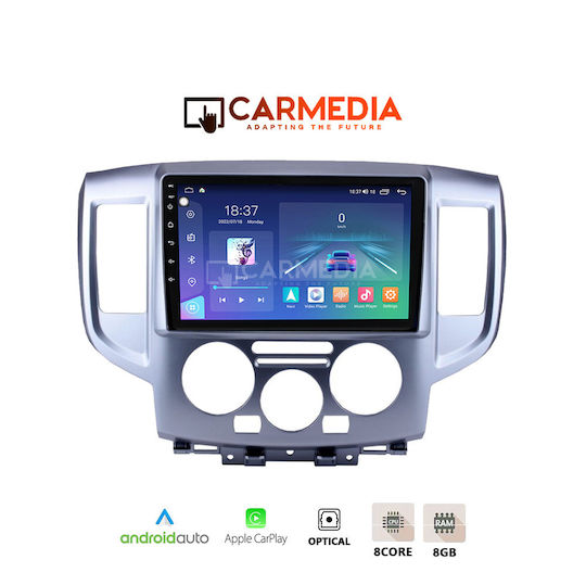 Carmedia Car Audio System for Nissan NV200 2007 (Bluetooth/USB/WiFi/GPS/Apple-Carplay/Android-Auto) with Touch Screen 12.3"