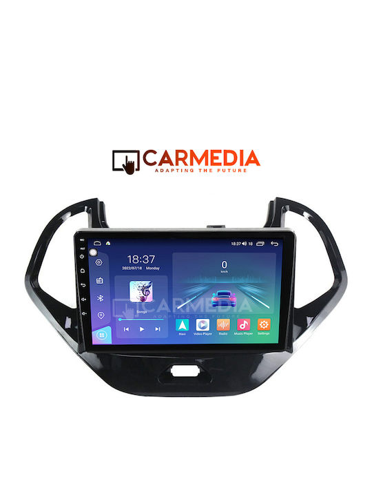 Carmedia Car Audio System for Ford Ka 2017 (Bluetooth/USB/WiFi/GPS/Apple-Carplay/Android-Auto) with Touch Screen 12.3"