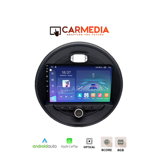 Carmedia Car Audio System for Mini Cooper / Clubman / Roadster / Countryman (Bluetooth/USB/WiFi/GPS/Apple-Carplay/Android-Auto) with Touch Screen 12.3"