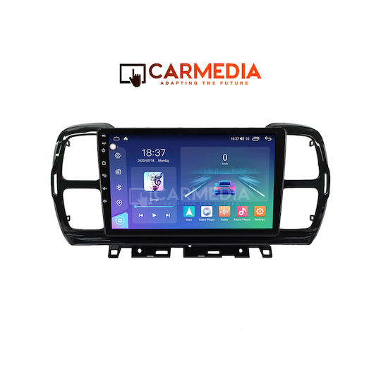 Carmedia Ηχοσύστημα Αυτοκινήτου για Citroen C5 Aircross 2017-2021 (Bluetooth/USB/WiFi/GPS/Apple-Carplay/Android-Auto) με Οθόνη Αφής 12.3"