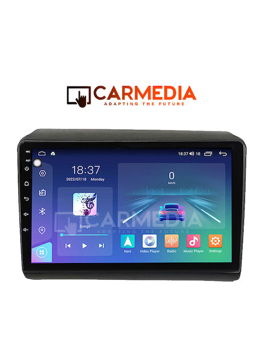 Carmedia Автомобилна Аудио Система (Блутут/USB/WiFi/GPS/Apple-Carplay/Android-Auto) с Тъчскрийн 12.3"