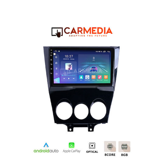 Carmedia Ηχοσύστημα Αυτοκινήτου για Mazda RX-8 2008 (Bluetooth/USB/WiFi/GPS/Apple-Carplay/Android-Auto) με Οθόνη Αφής 12.3"