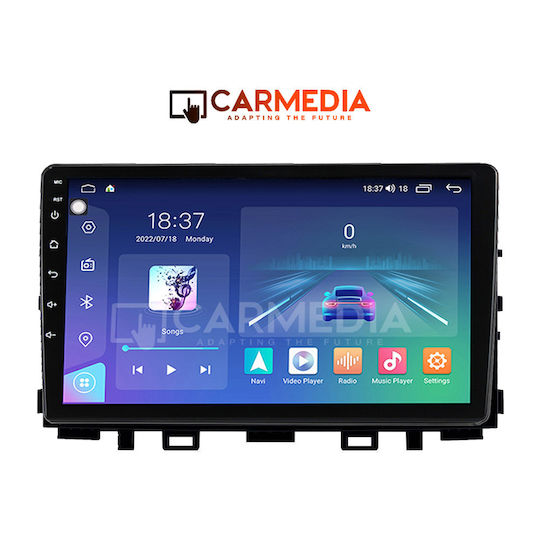 Carmedia Car Audio System for Kia Rio / Stonic 2018 (Bluetooth/USB/WiFi/GPS/Apple-Carplay/Android-Auto) with Touch Screen 12.3"