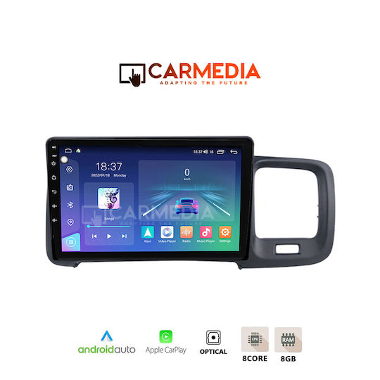 Carmedia Car Audio System for Volvo S60 2010-2018 (Bluetooth/USB/WiFi/GPS/Apple-Carplay/Android-Auto) with Touch Screen 12.3"