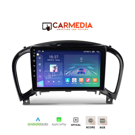 Carmedia Car Audio System for Nissan Juke 2009-2020 (Bluetooth/USB/WiFi/GPS/Apple-Carplay/Android-Auto) with Touch Screen 12.3"