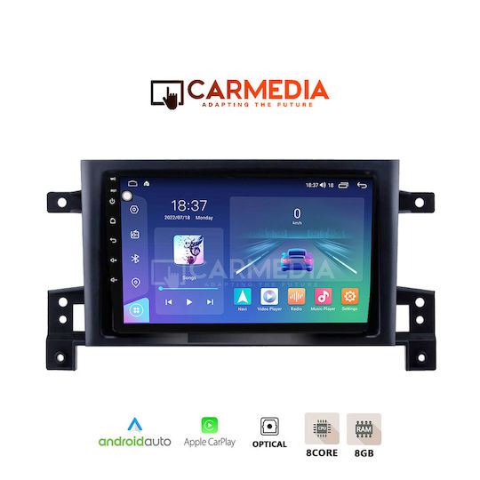 Carmedia Car Audio System for Suzuki Grand Vitara 2005-2015 (Bluetooth/USB/WiFi/GPS/Apple-Carplay/Android-Auto) with Touch Screen 12.3"
