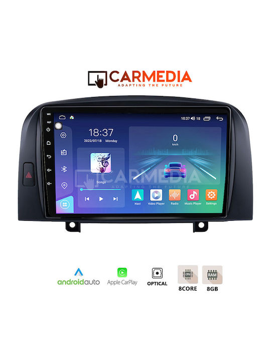 Carmedia Auto-Audiosystem für Hyundai Sonate 2006-2009 (Bluetooth/USB/WiFi/GPS/Apple-Carplay/Android-Auto) mit Touchscreen 12.3"