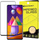 Tempered Glass Wozinsky Full Glue Compatible with Samsung Galaxy M31s Black Frame