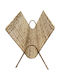 PU Magazine Rack Beige 30x24x47cm