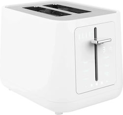 Toaster 2 Slots 900W White Toaster 2 Slots 900W White