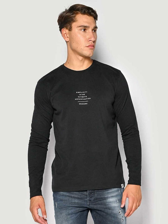 Brokers Jeans Bluză cu mânecă lungă Neagră